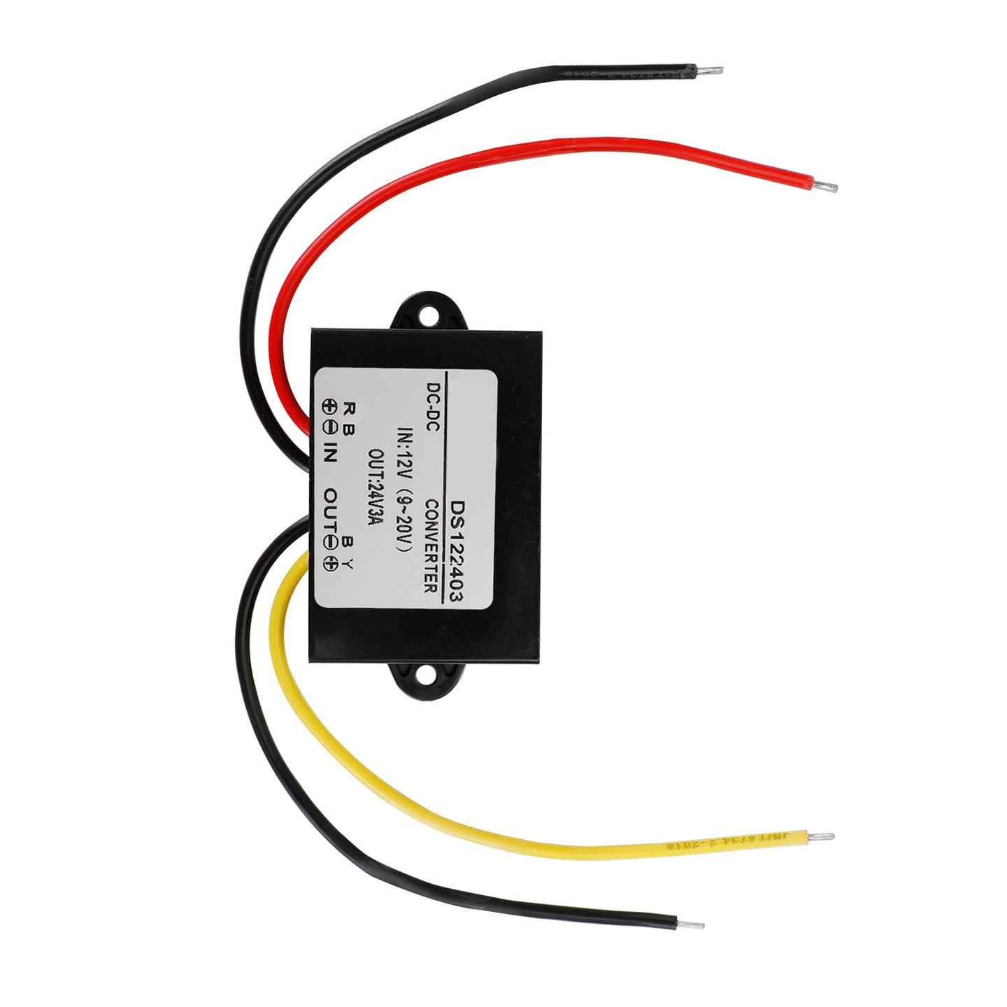 Waterproof DC-DC Boost Step-Up Converter 12V to 24V Car Power Supply Module, 3A