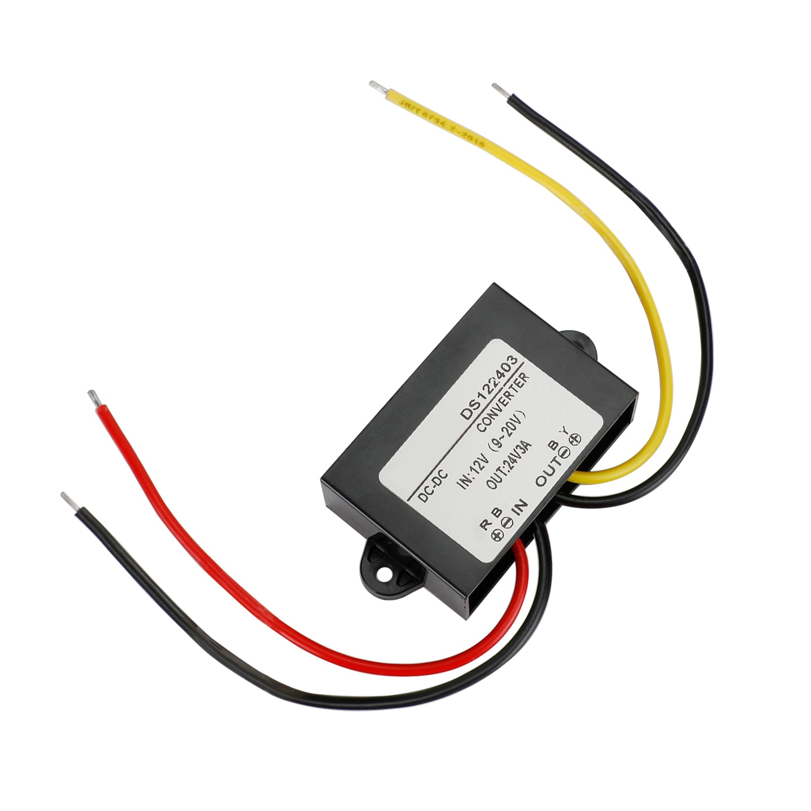 Waterproof DC-DC Boost Step-Up Converter 12V to 24V Car Power Supply Module, 3A
