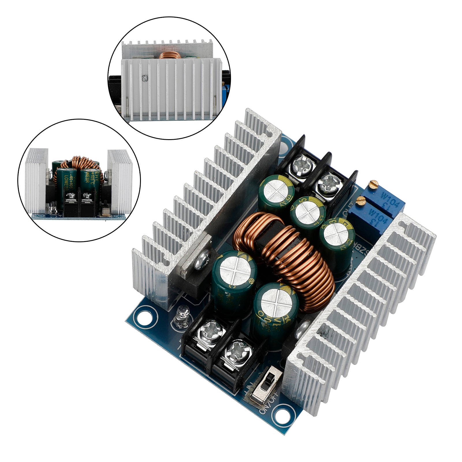 DC-DC Converter 20A 300W Step Down Buck-Boost Power Adjustable Charger Board