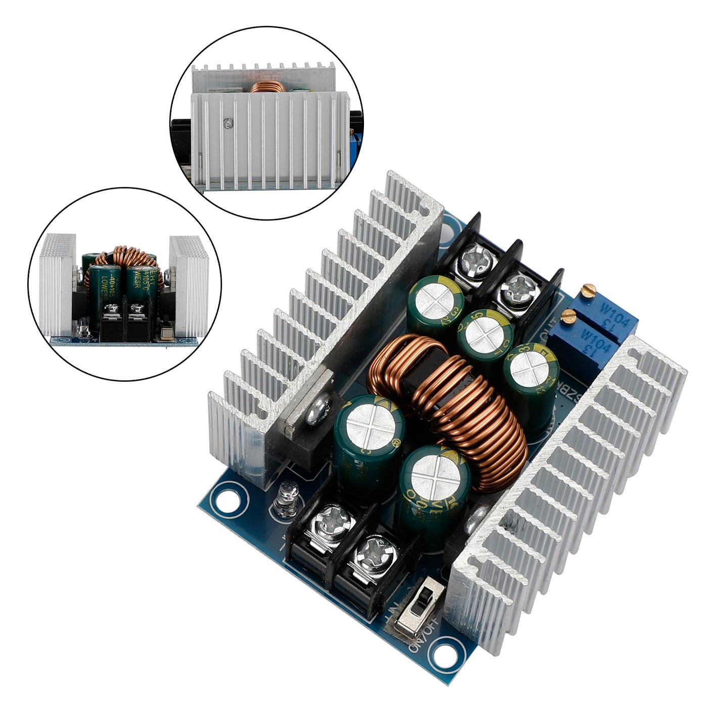 DC-DC Converter 20A 300W Step Down Buck-Boost Power Adjustable Charger Board