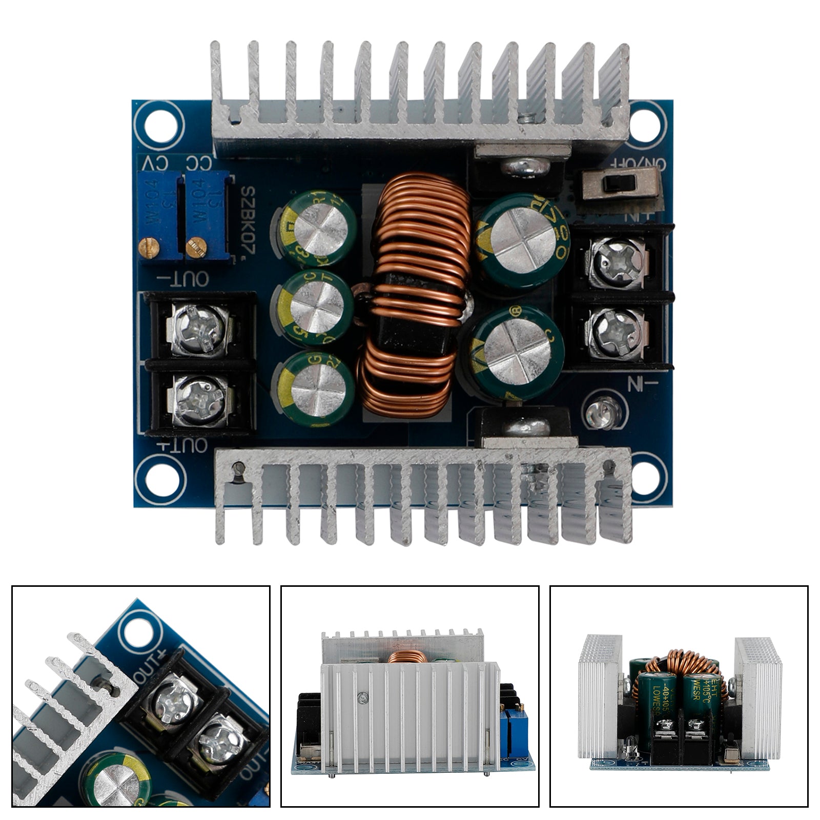 DC-DC Converter 20A 300W Step Down Buck-Boost Power Adjustable Charger Board