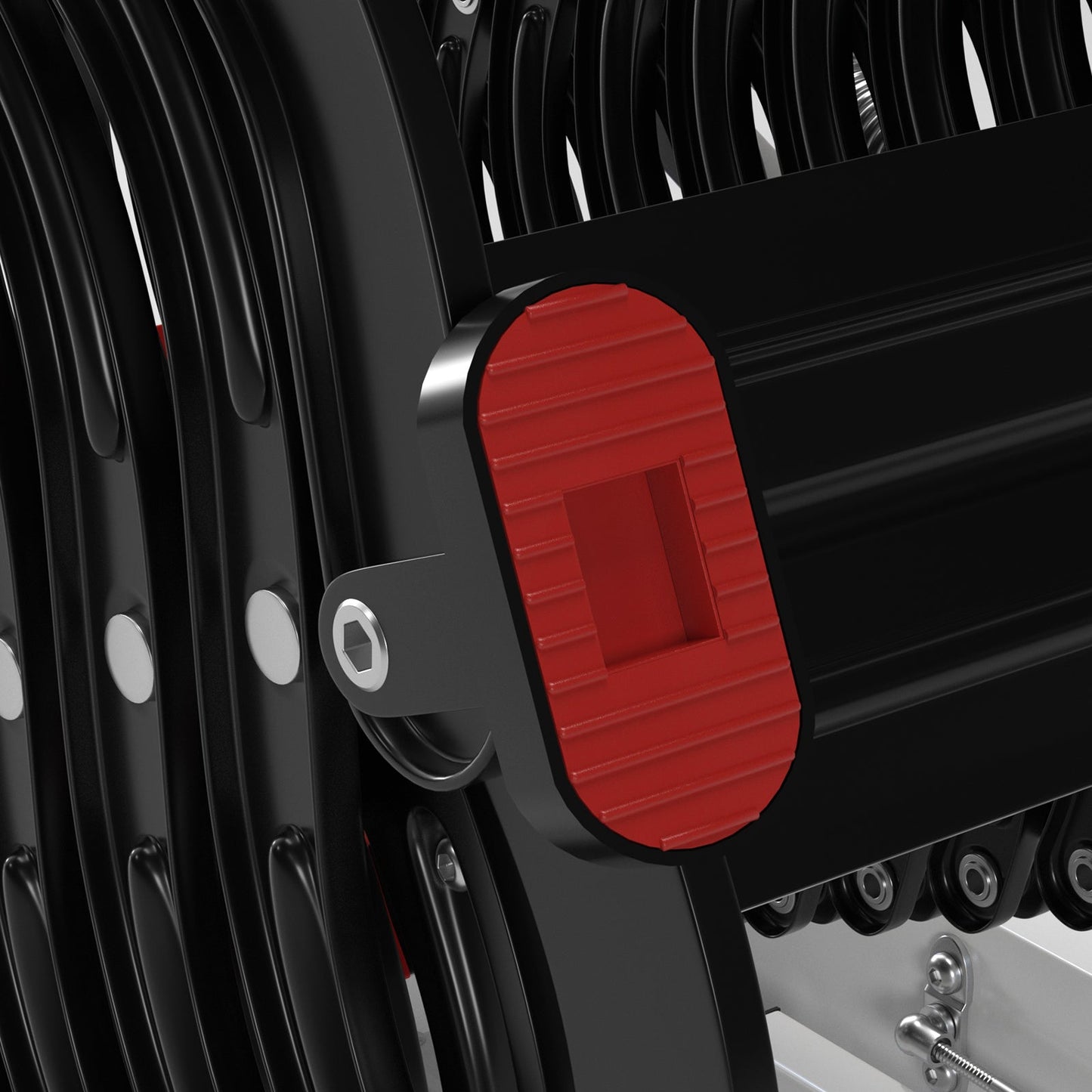 Electric Folding Attic Ladder, 13-Step for up to 11.8ft Ceilings, Fits 35" x 27.5" Opening, 500 lbs Capacity (Black)