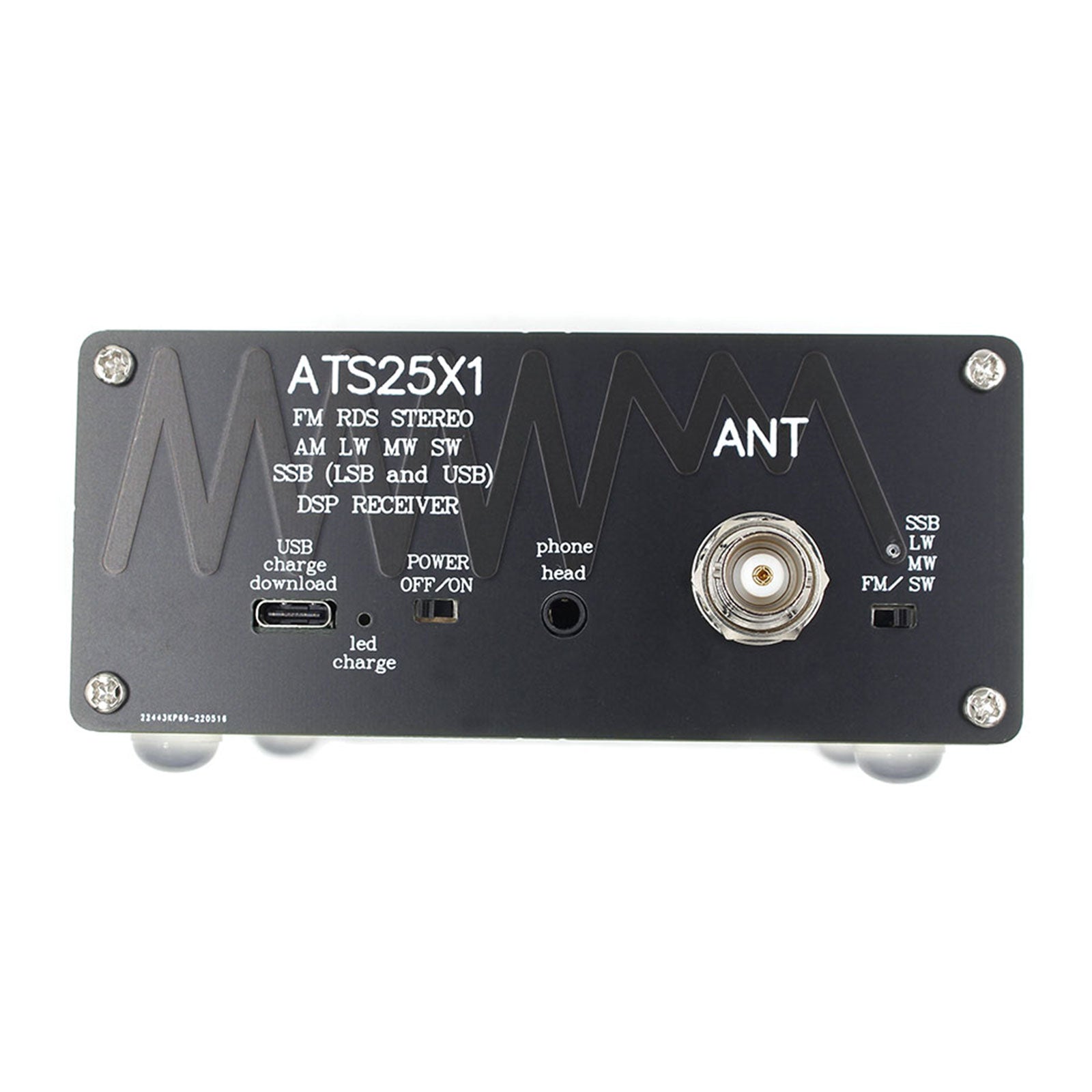New ATS-25X1 Si4732 All Band DSP Radio Receiver FM LW MW SW w/ 2.4inch Touch Screen
