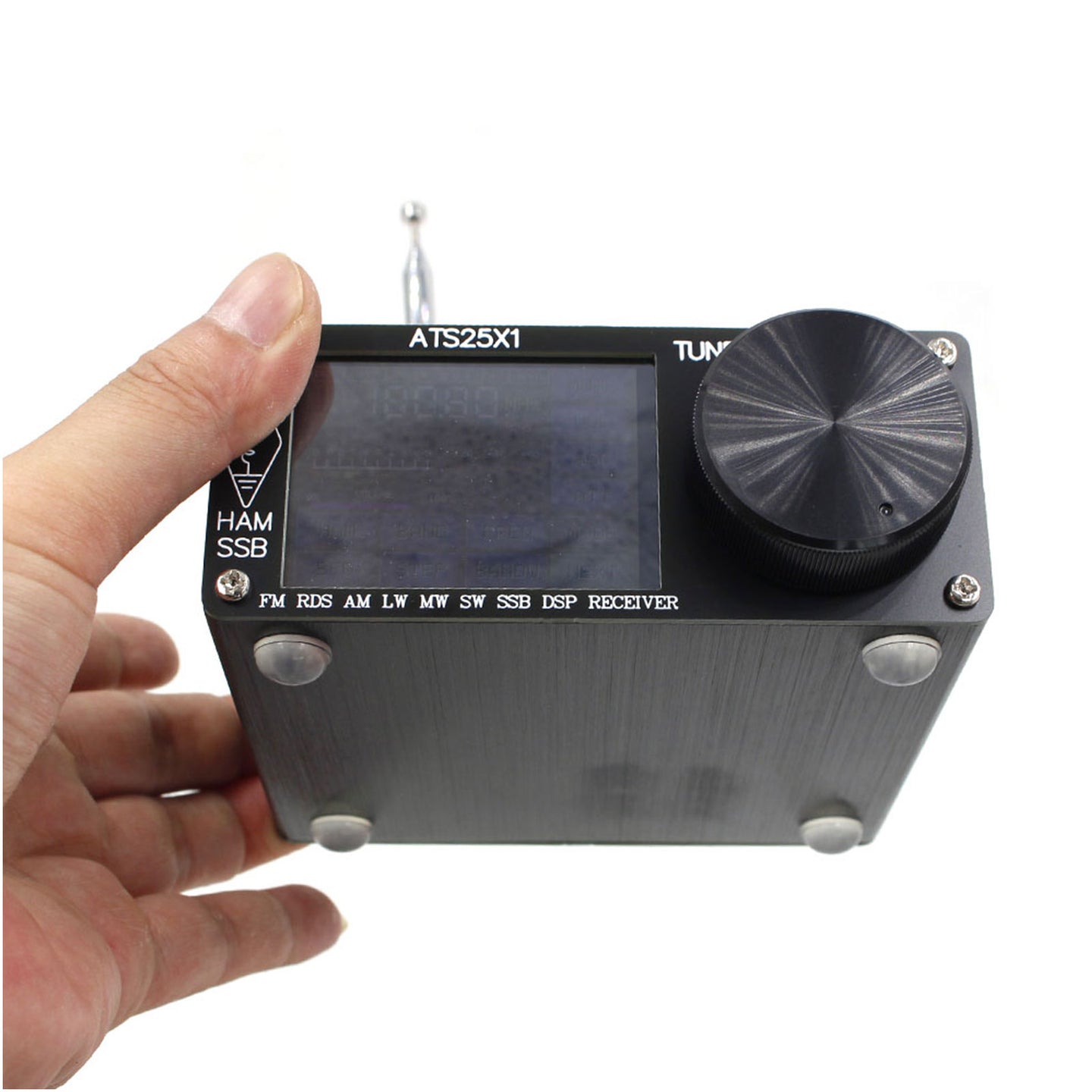 New ATS-25X1 Si4732 All Band DSP Radio Receiver FM LW MW SW w/ 2.4inch Touch Screen