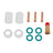 12Pcs Pyrex Glass Cup Tig Welding Torch Accessories Kit For Wp-17/18/26