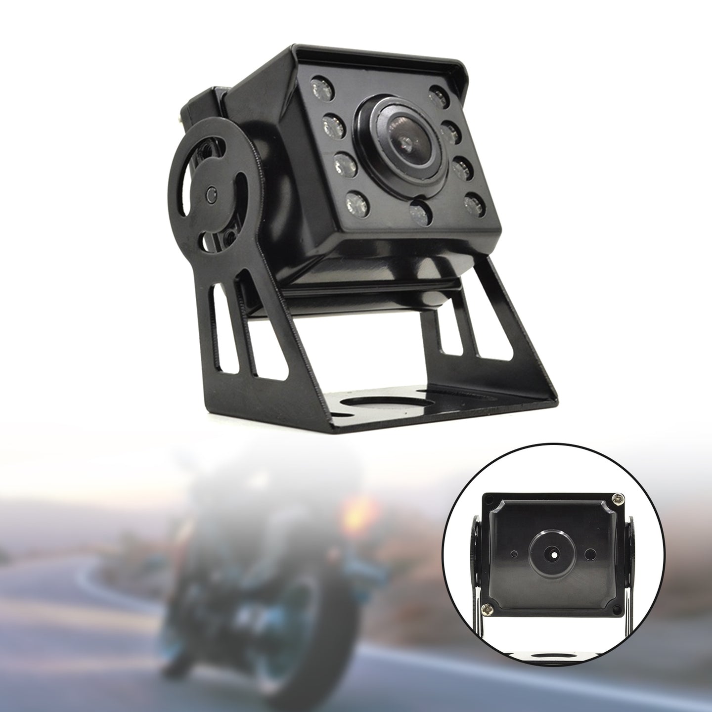 Waterproof 8 LED IR Night View Rear View Reverse Backup Camera For Bus Truck RV