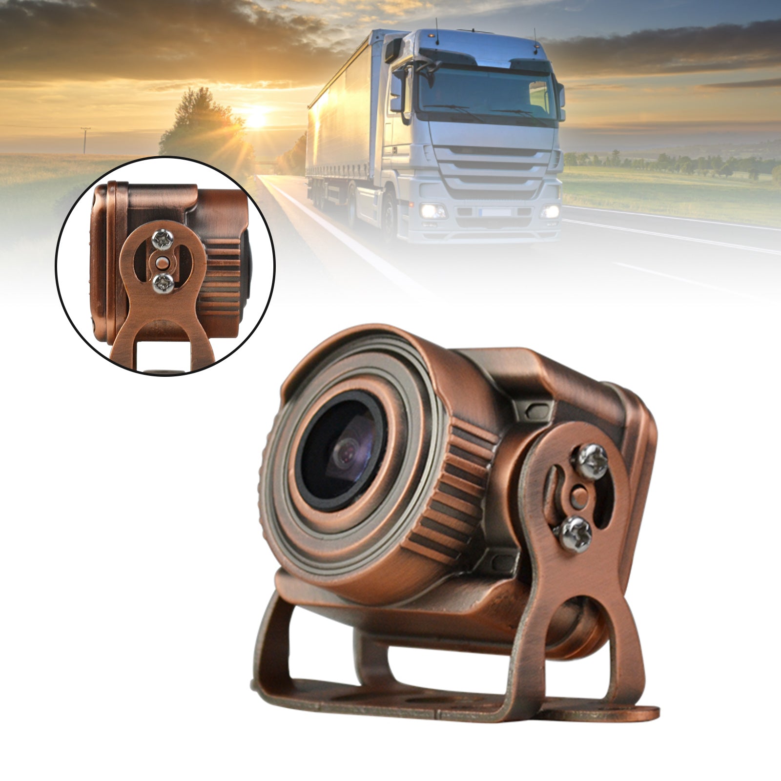 Waterproof Rear View Reverse Backup Camera Night Vision For 12V 24V Bus Truck RV