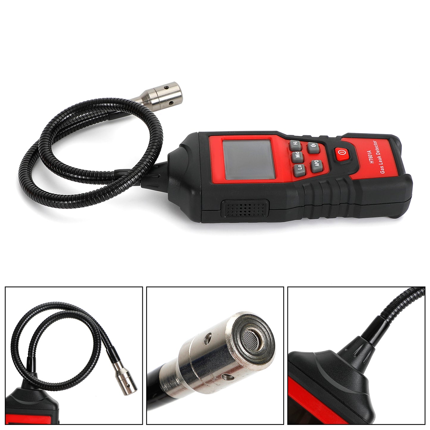 100% Brand New Portable Combustible Natural Gas Propane Leak Detector LCD Tester Visual Leakage
