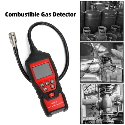 100% Brand New Portable Combustible Natural Gas Propane Leak Detector LCD Tester Visual Leakage