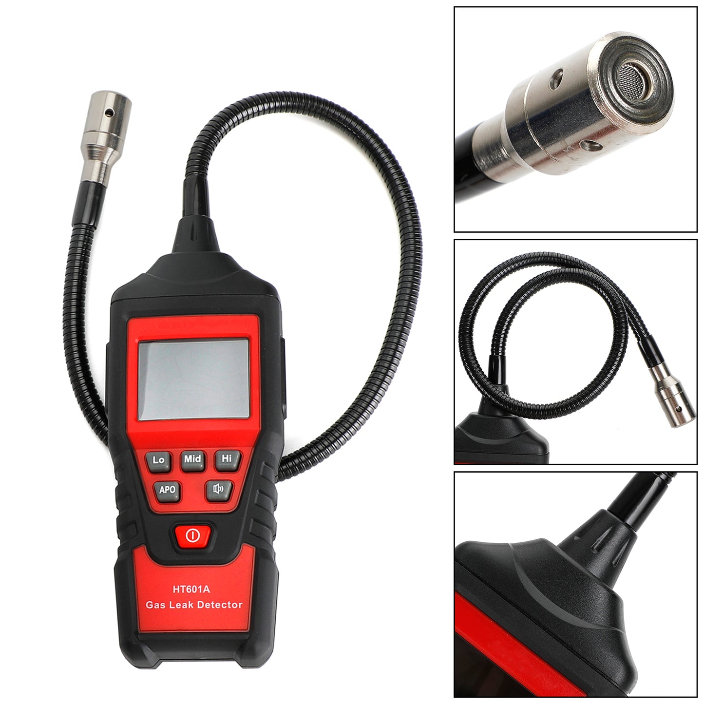 100% Brand New Portable Combustible Natural Gas Propane Leak Detector LCD Tester Visual Leakage