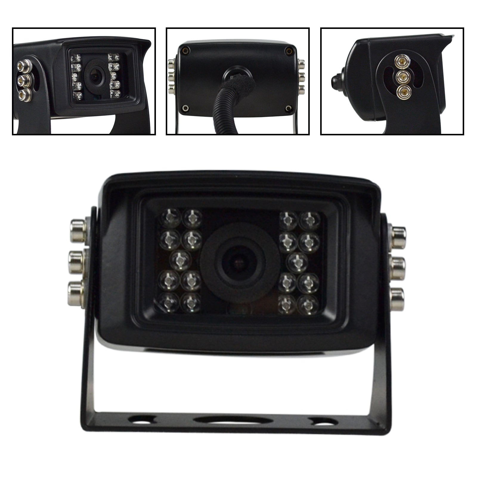 Waterproof 18 LED IR Rear View Reverse Backup Camera Night View For Bus Truck RV