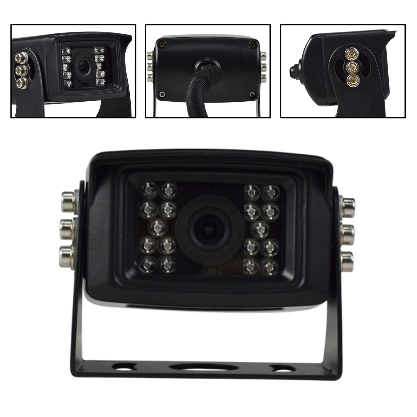 Waterproof 18 LED IR Rear View Reverse Backup Camera Night View For Bus Truck RV