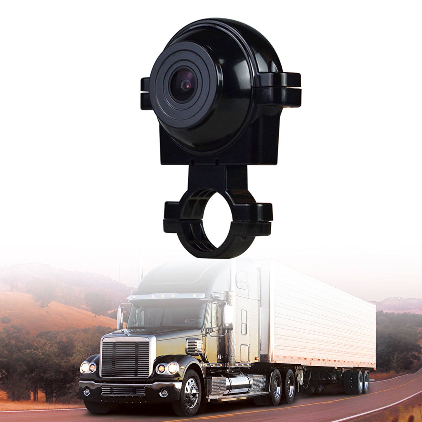 Waterproof Rear View Reverse Backup Camera Night View For 12V 24V Bus Truck RV