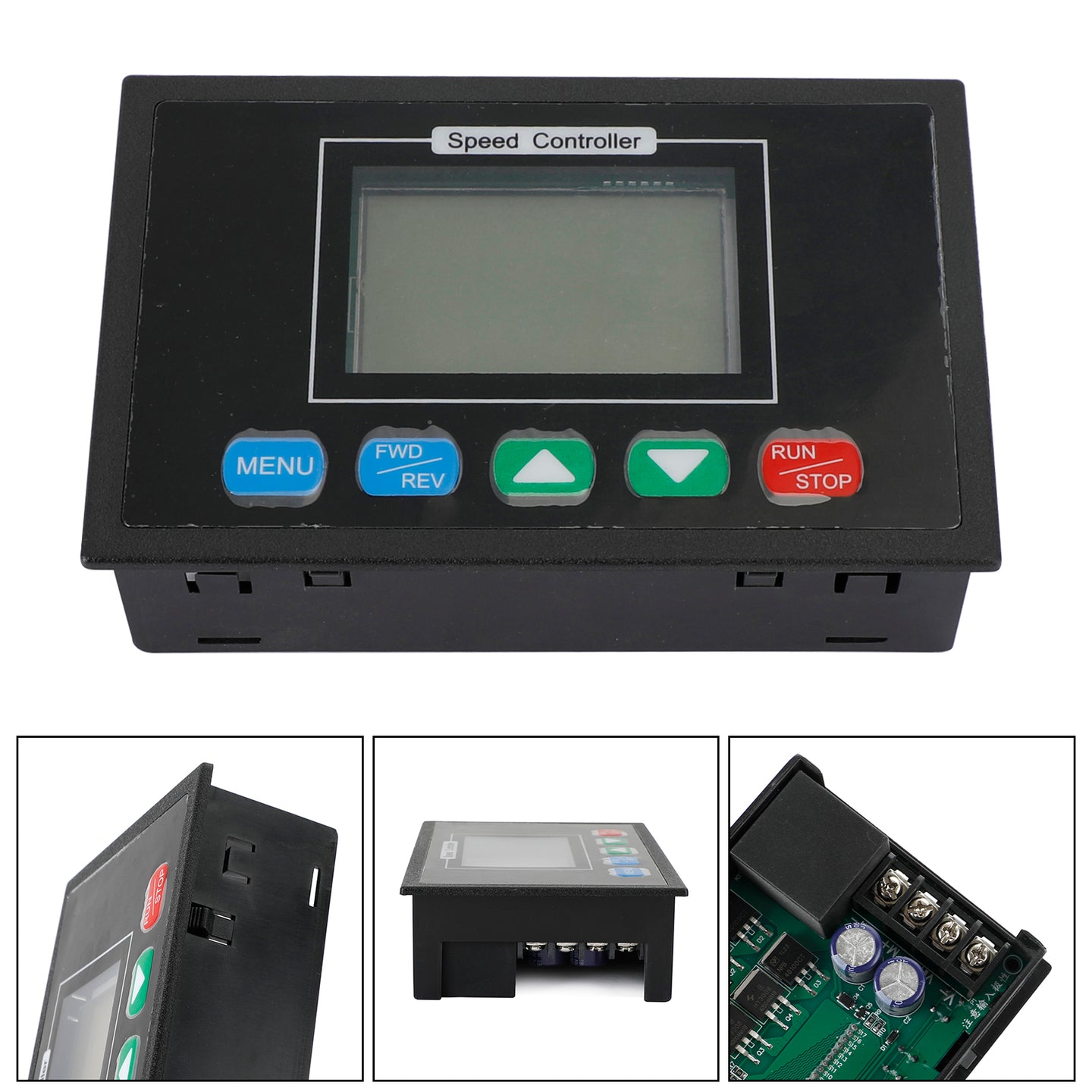 DC 10-55V Digital PWM DC Motor Speed Controller 0~100% 40A Time Reversible UE