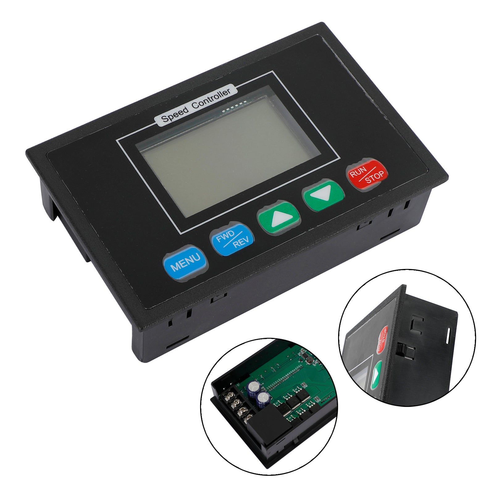 DC 10-55V Digital PWM DC Motor Speed Controller 0~100% 40A Time Reversible UE