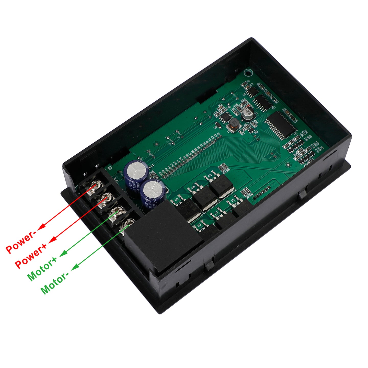 DC 10-55V Digital PWM DC Motor Speed Controller 0~100% 40A Time Reversible UE