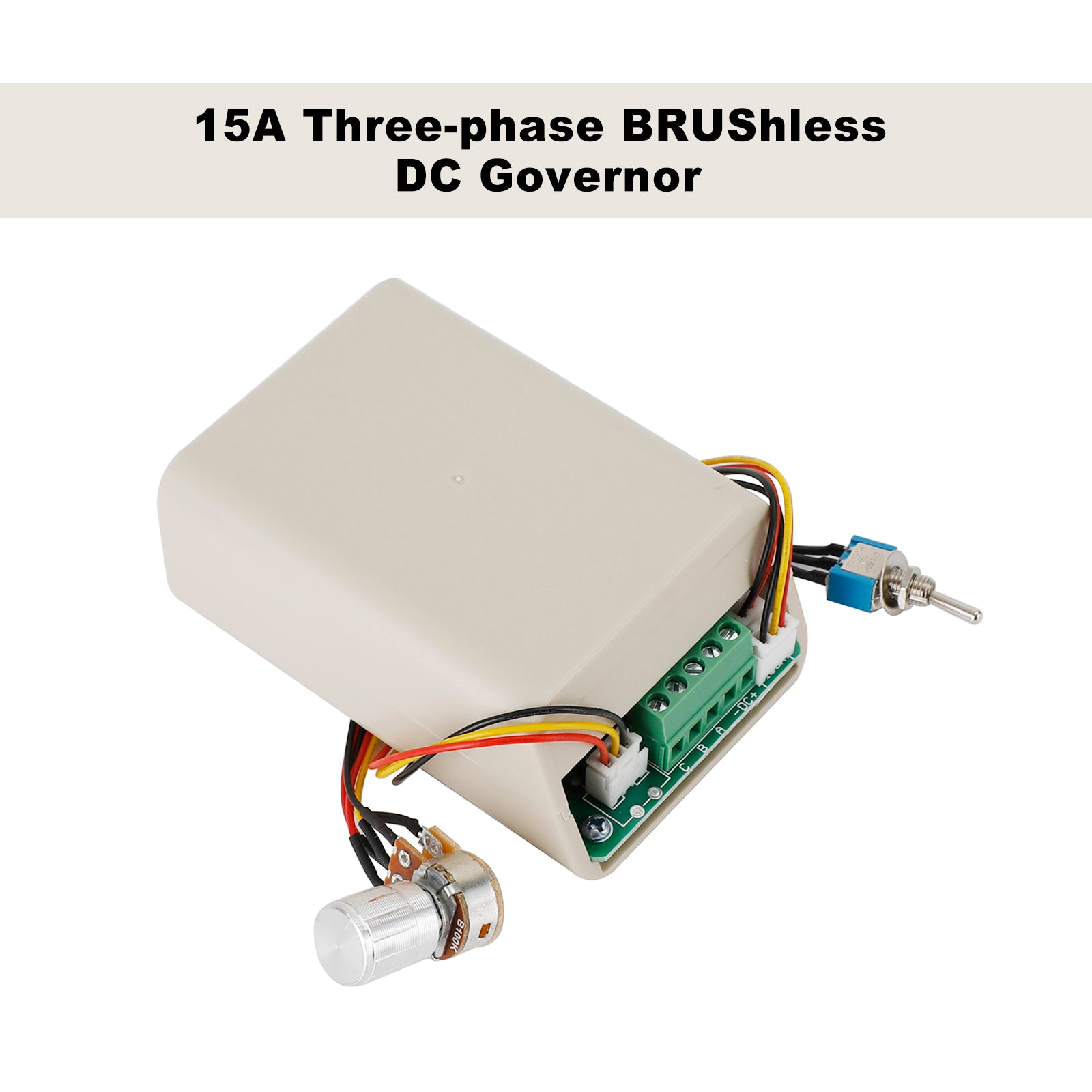 DC 3-Phase Brushless Motor Speed Controller CW CCW Switch 5V 12V 24V 36V 15A