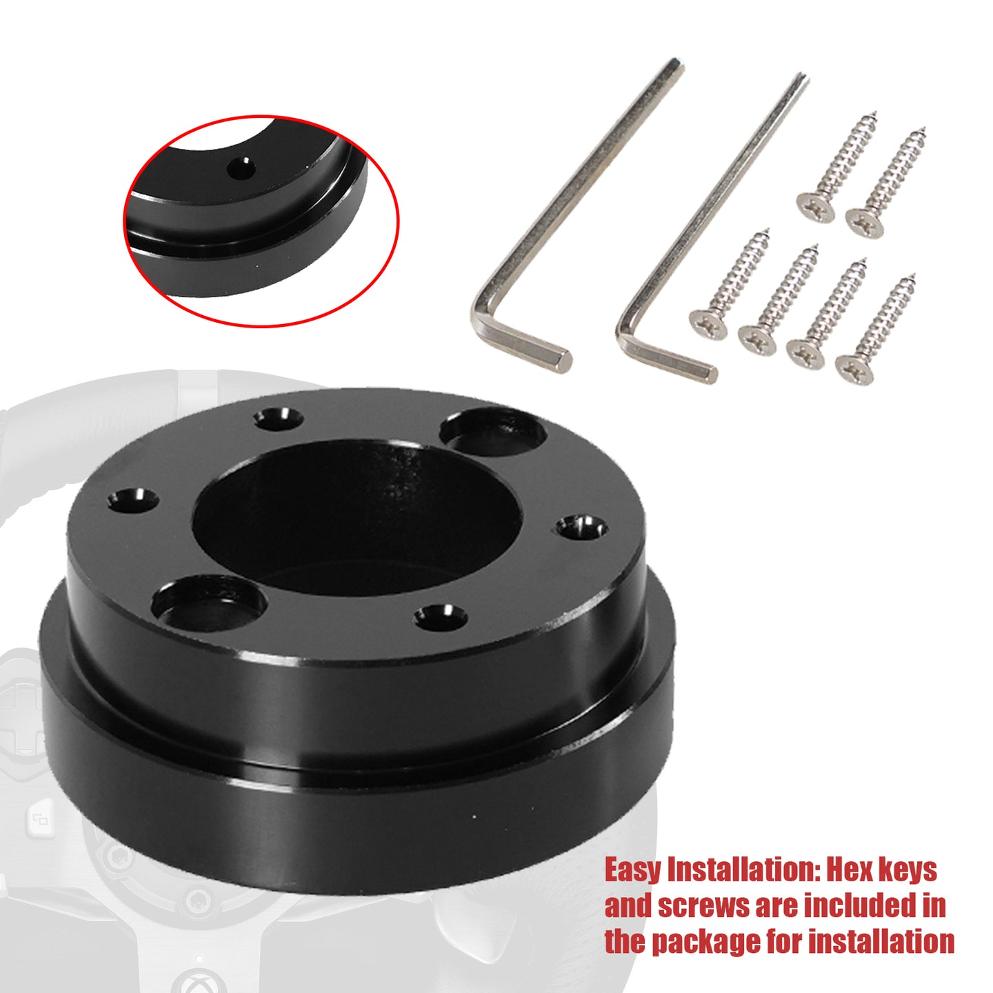 70MM Steering Wheel Adapter Plate For Logitech G29 G920 13/14inch Steering Wheel