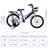 18" Kids Bike for Boys and Girls with auxiliary wheels & Rack Dark Blue