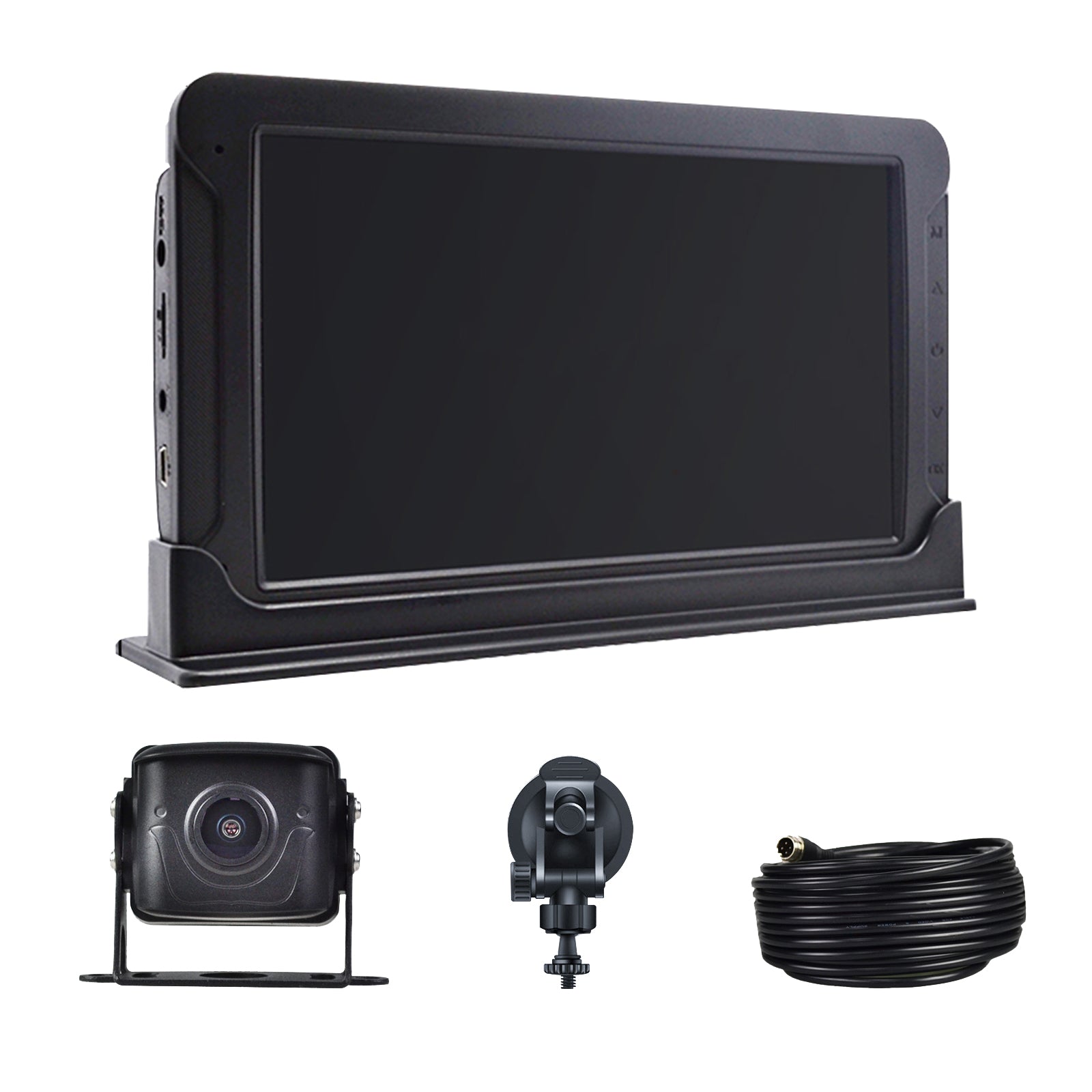 7inch Monitor DVR Driving Video Recorder with Car Charger for RV Truck Bus + Camera