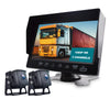 7inch Monitor DVR Driving Video Recorder for RV Truck Bus+2 Rear View Backup Camera