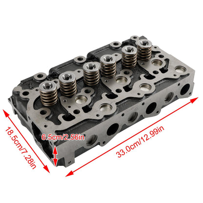 Complete Engine Cylinder Head Assembly for Kubota D1703 Engine – Fits Bobcat 238 325 Excavator