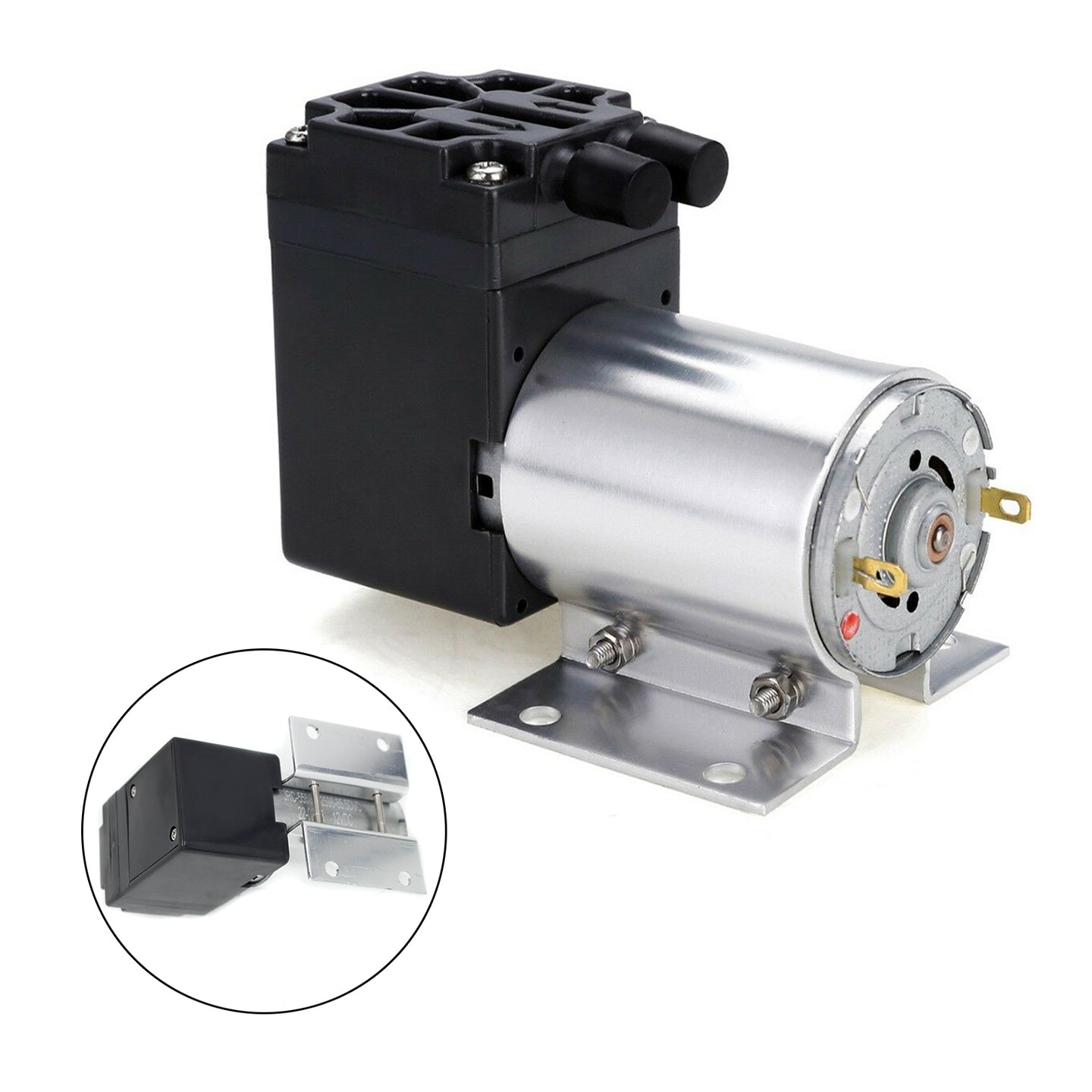 DC12V Mini Vacuum Pump Negative Pressure Suction Pump 5L/min 65kpa With Holder