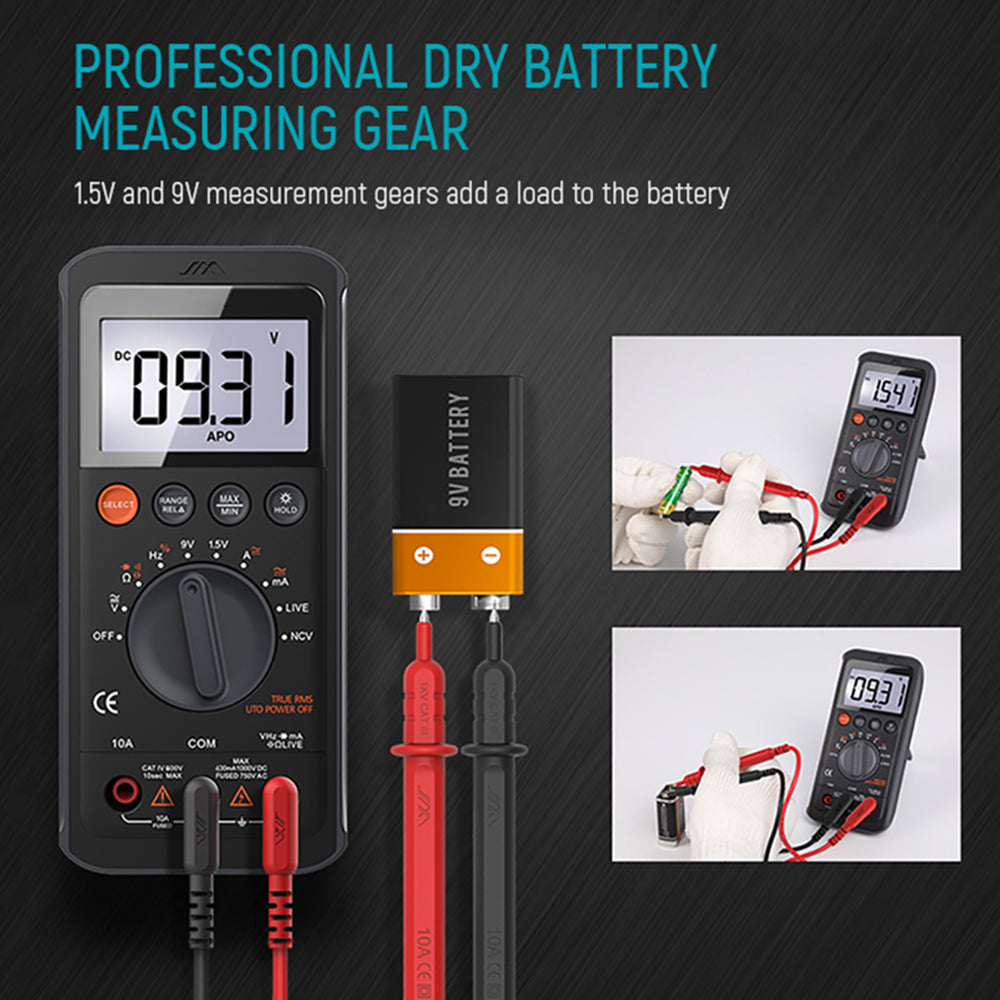 Digital Multimeter Tester – DC/AC Voltage, Current, Ohm, Continuity & Amp Meter