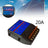 Solar Charge Controller PWM 20A 12V Solar Panel Battery Control Adapter Blue