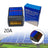 Solar Charge Controller PWM 20A 12V Solar Panel Battery Control Adapter Blue
