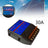 Solar Charge Controller PWM 30A 12V Solar Panel Battery Control Adapter Blue