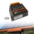 Solar Charge Controller PWM 10A 12V Solar Panel Battery Control Adapter Black