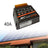Solar Charge Controller PWM 40A 12V Solar Panel Battery Control Adapter Black