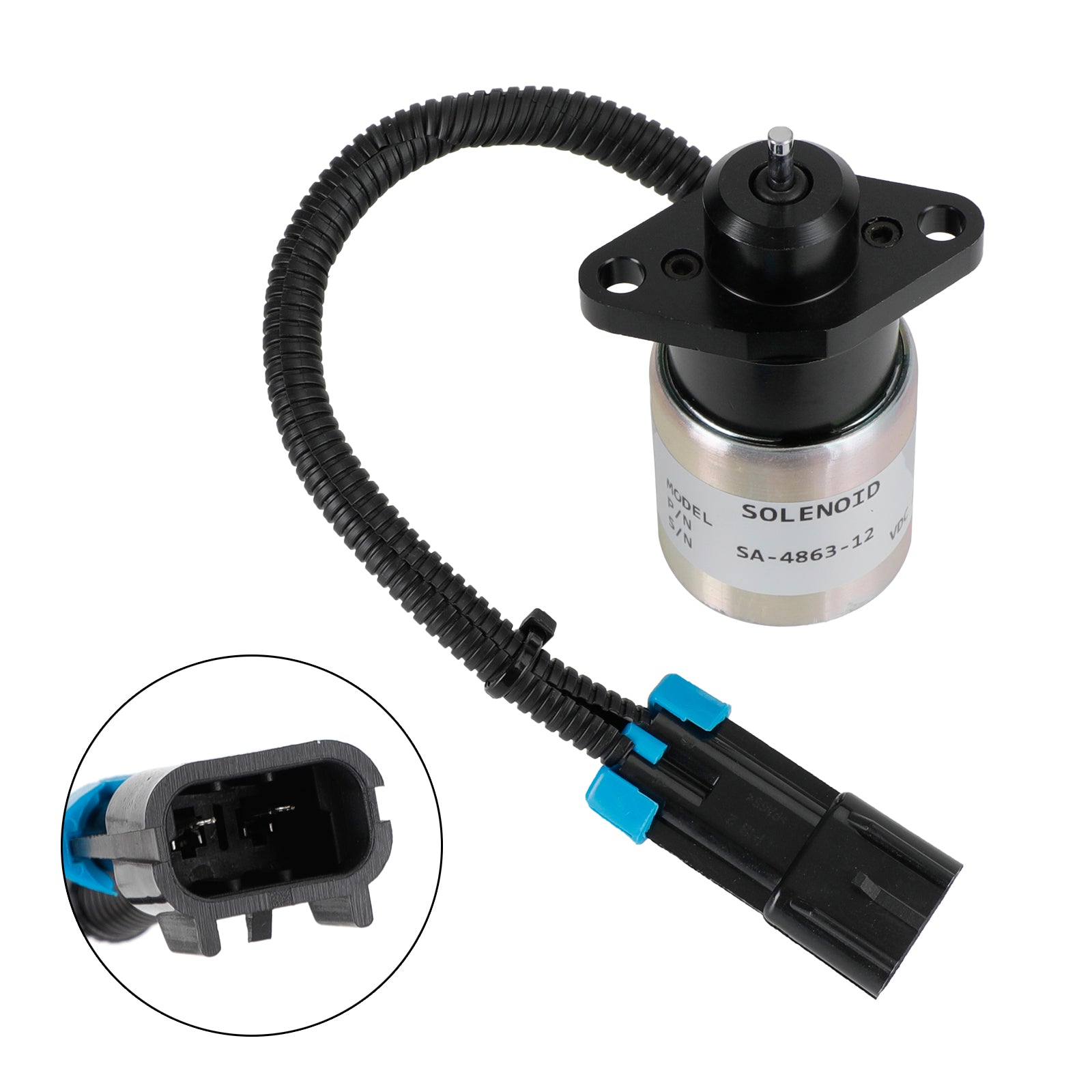 Stop Solenoid Actuator 0175-12A5C9S Sa-4863-12V For Woodward Kubota Engine UE