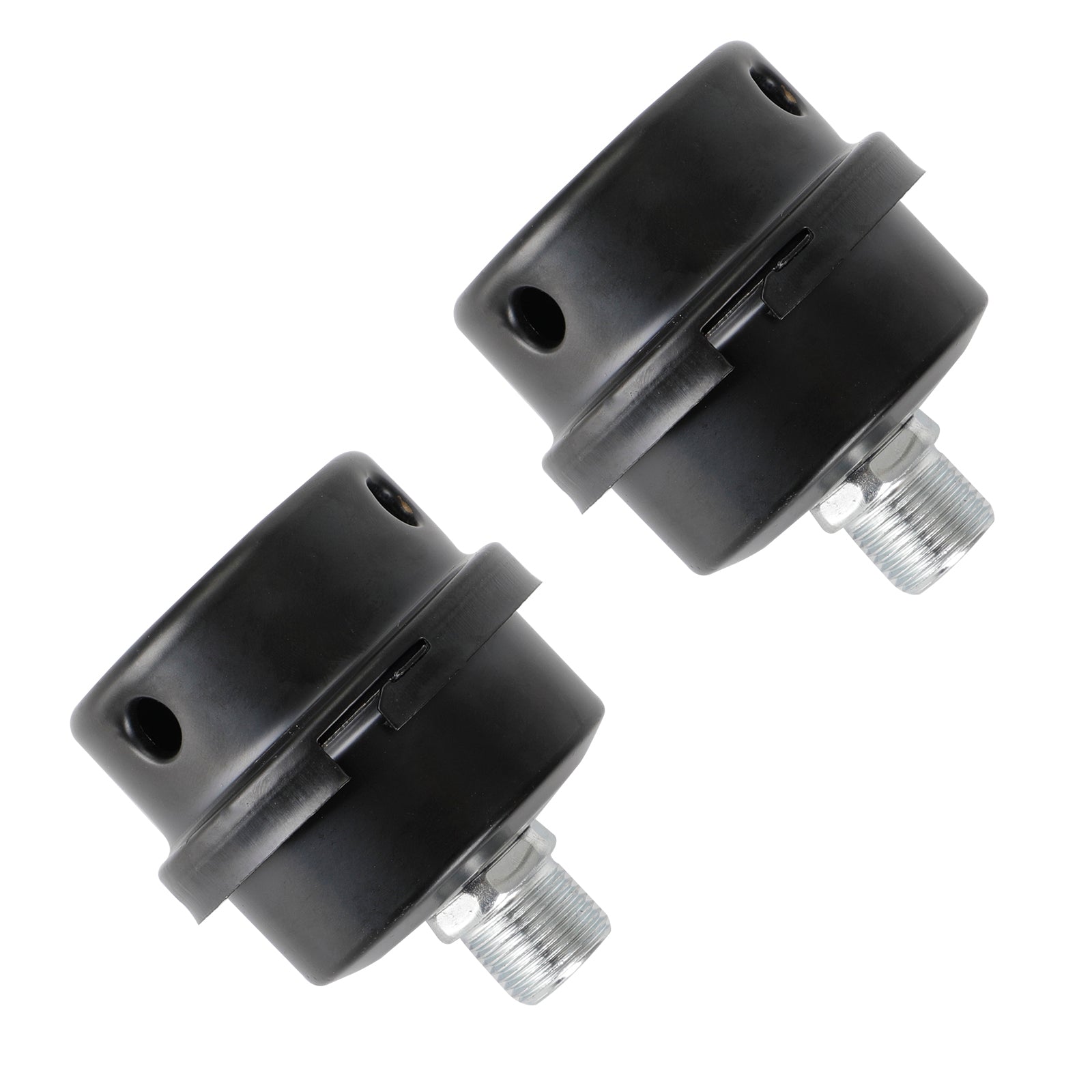 2x Filter Metal Air Compressor Intake Filter Noise Muffler Silencer 13/16/20mm, 3/8"