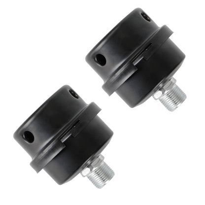 2x Filter Metal Air Compressor Intake Filter Noise Muffler Silencer 13/16/20mm, 3/8"