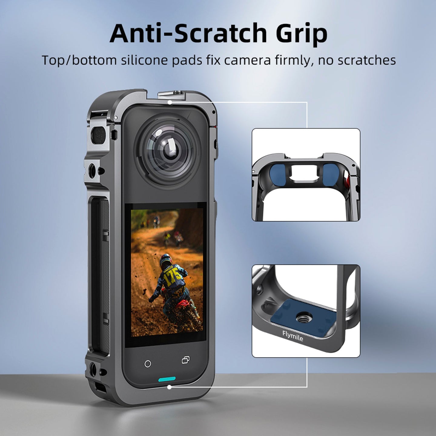 Utility Frame Case Cage for Insta360 X5 Protective Case Quick Release Adapter