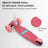 2-in-1 Kids Scooter Foldable Seat Light 3 Wheel Adjustable Folding Bar Pink