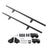 6.6FT Round Tube Rolling Library Sliding Ladder Hardware Kit with Brake