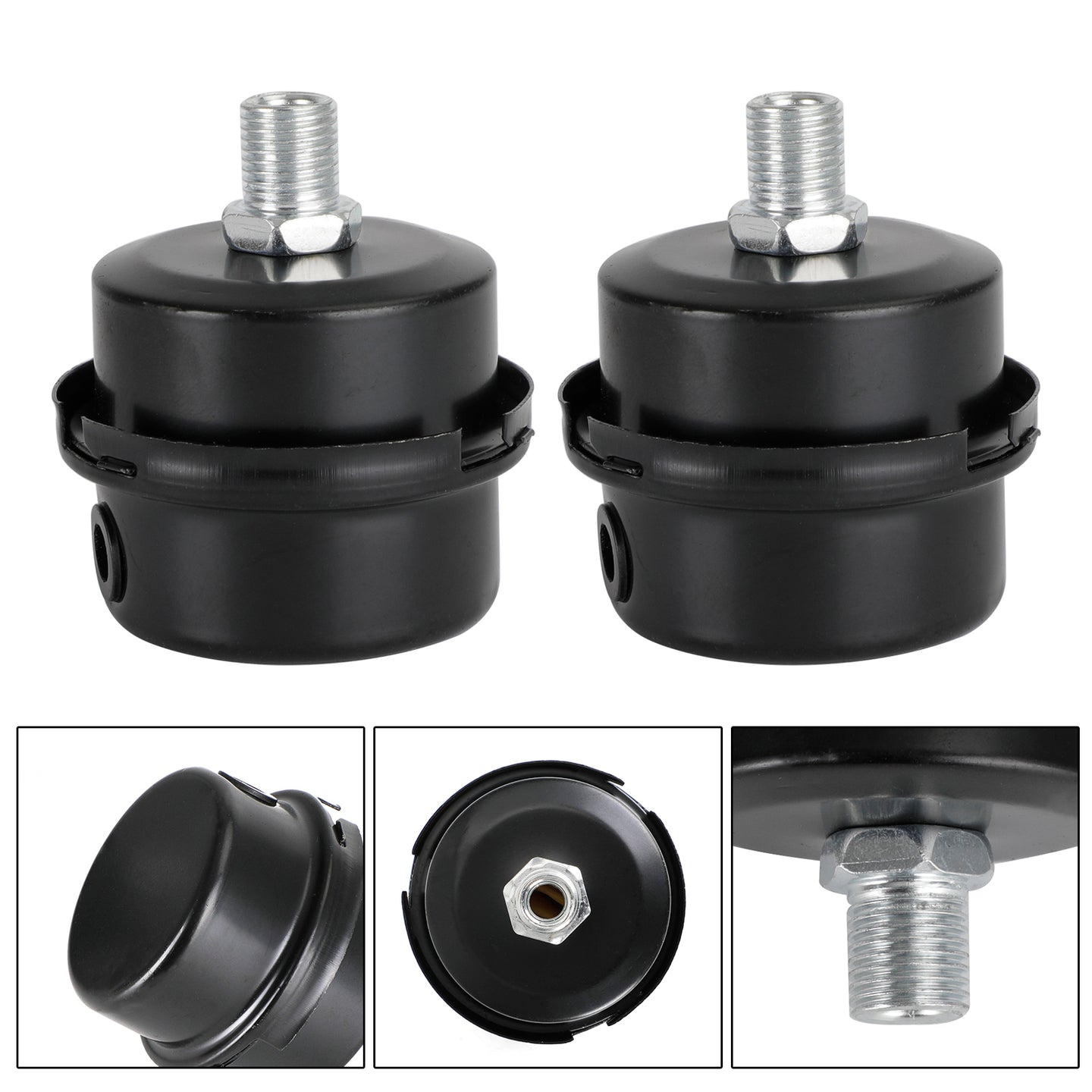 2Pcs Compressor Air Intake Filter 1/4" 13MM Paper For Air Compressor