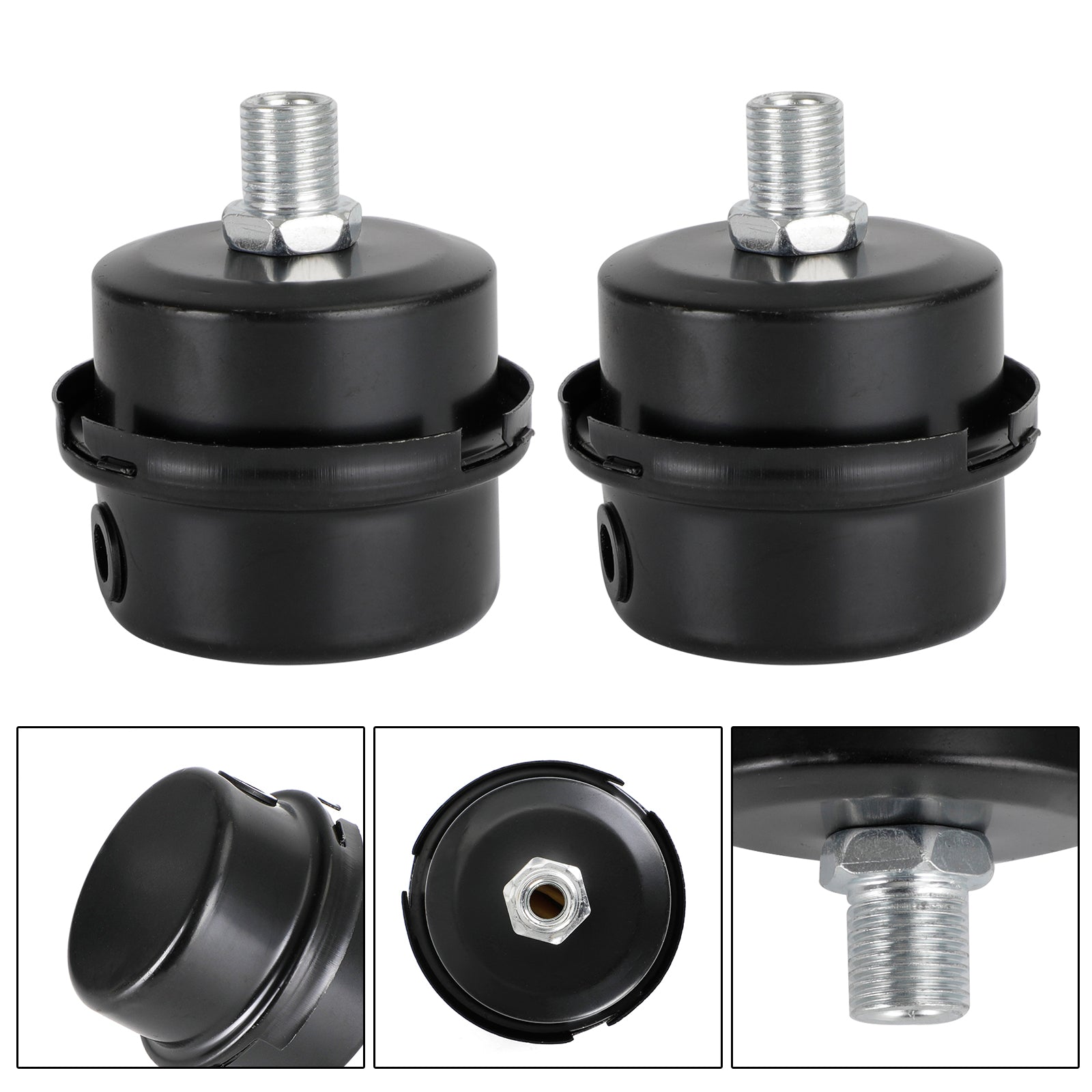 2Pcs Compressor Air Intake Filter 1/4" 13MM Paper For Air Compressor