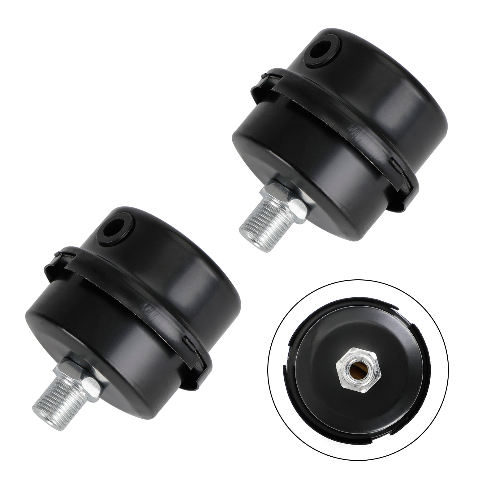 2Pcs Compressor Air Intake Filter 1/4" 13MM Paper For Air Compressor