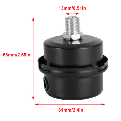 2Pcs Compressor Air Intake Filter 1/4" 13MM Paper For Air Compressor
