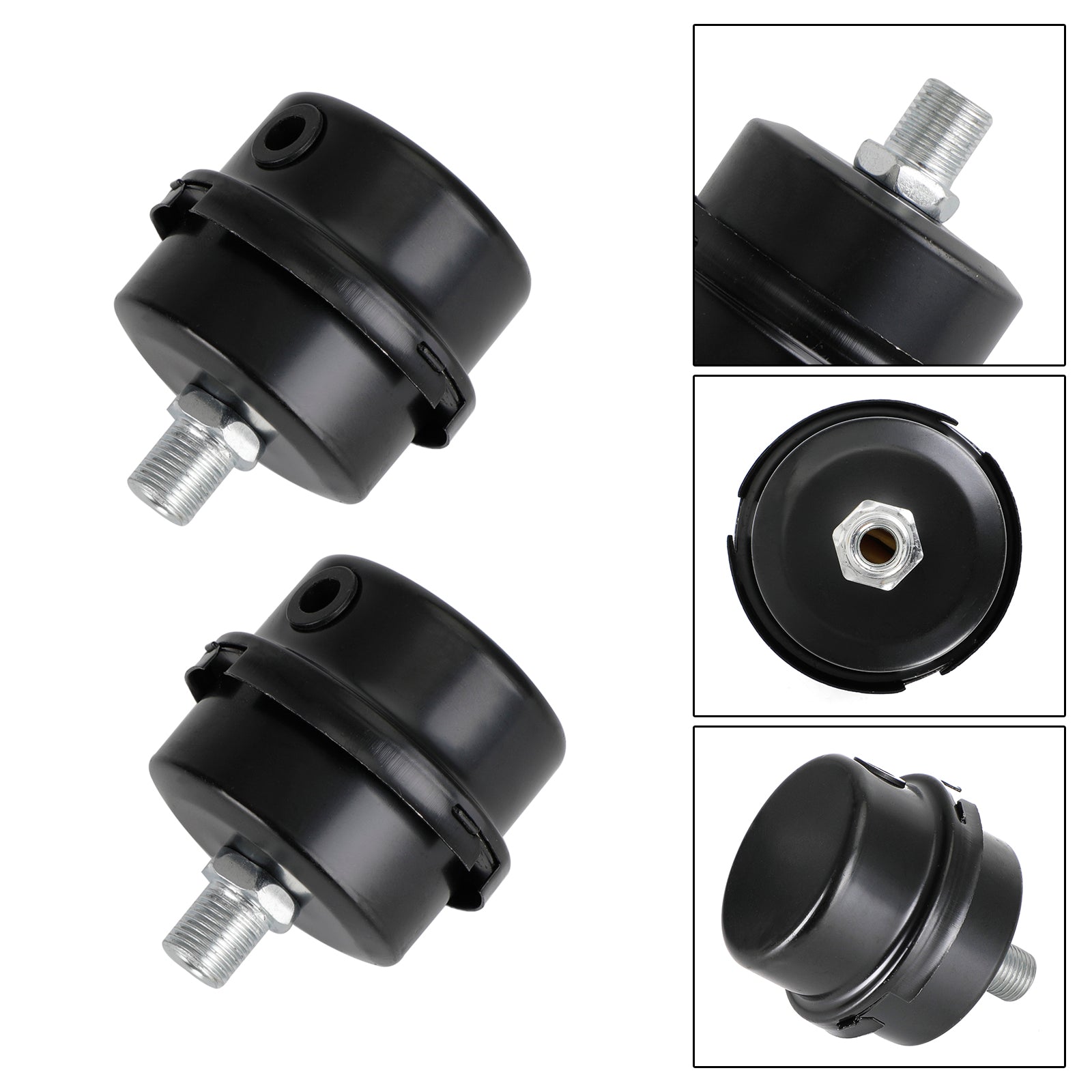 2Pcs Compressor Air Intake Filter 1/4" 13MM Paper For Air Compressor