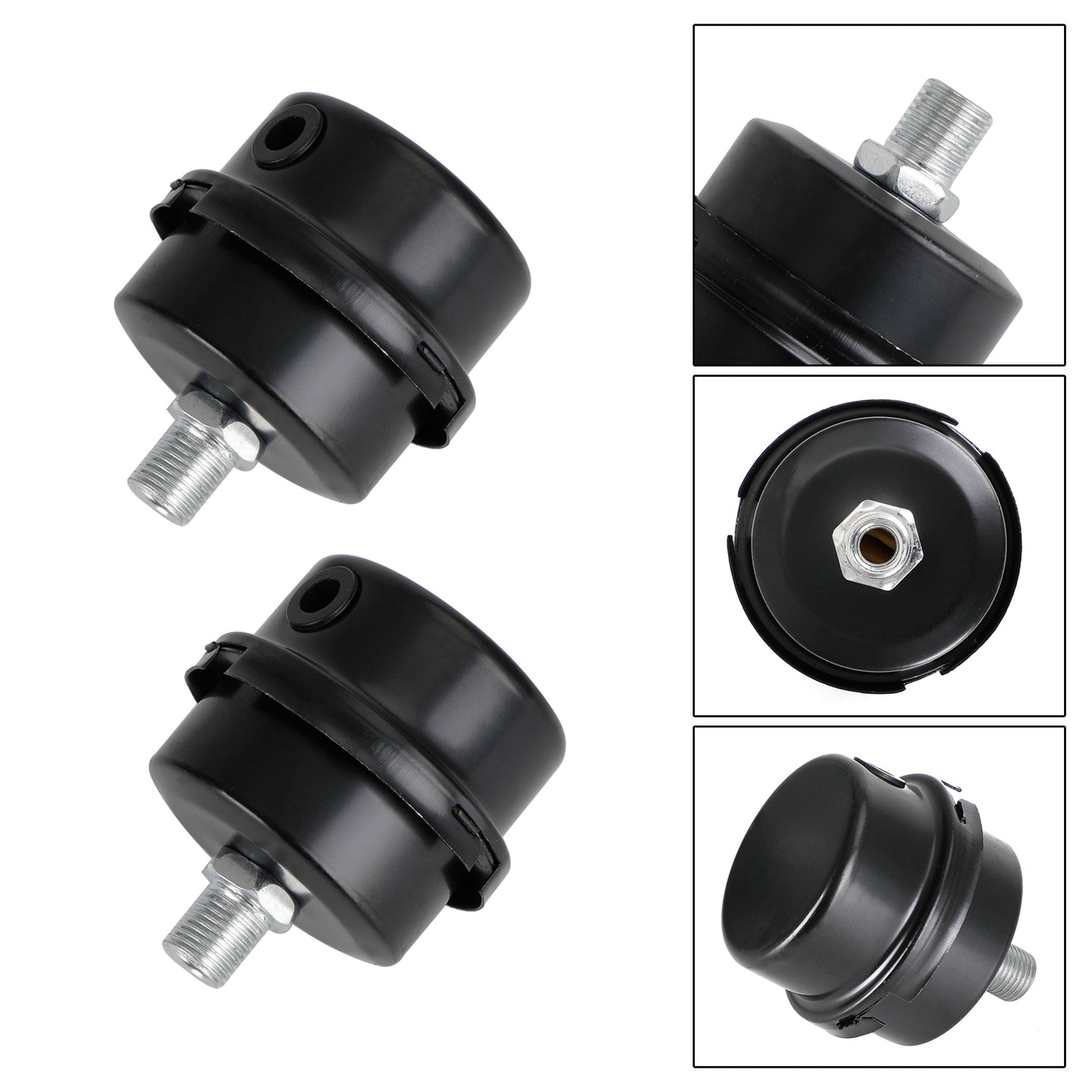 2Pcs Compressor Air Intake Filter 1/4" 13MM Paper For Air Compressor