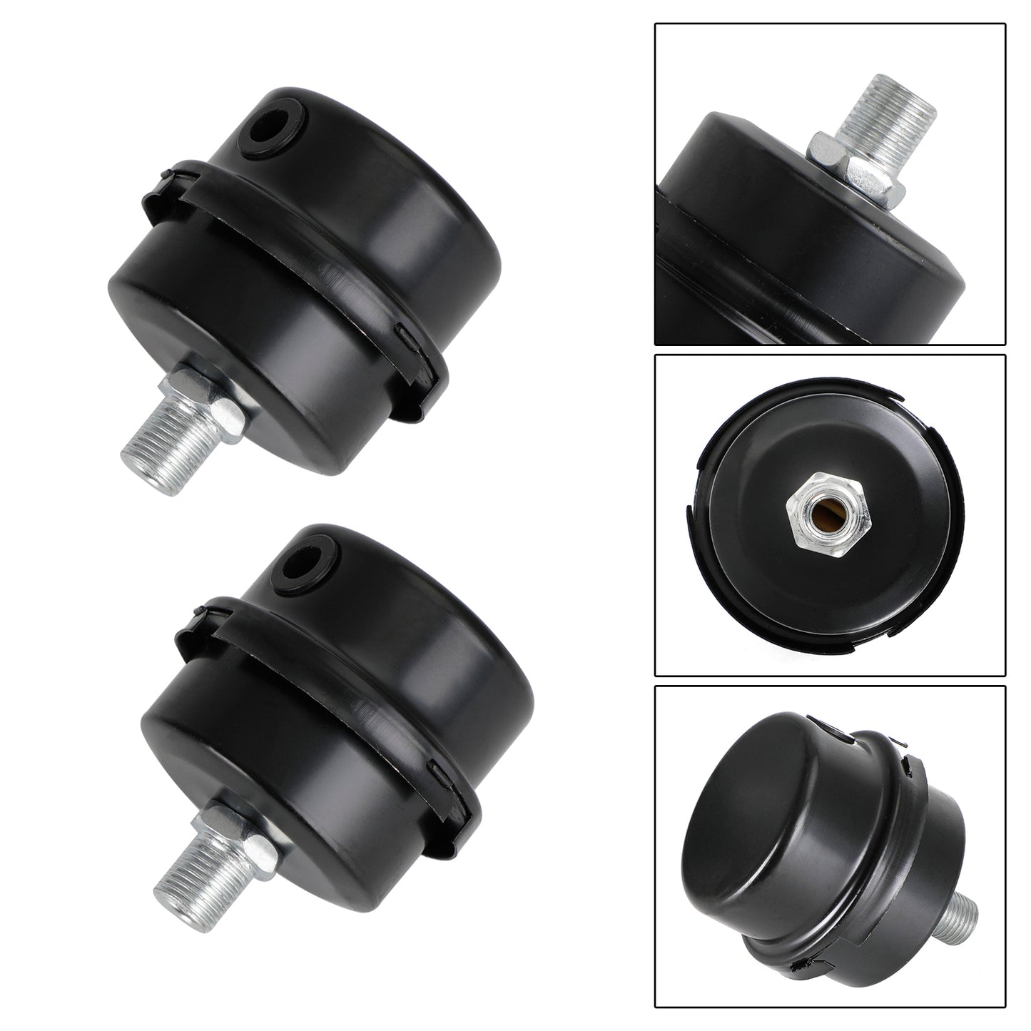 2Pcs Compressor Air Intake Filter 1/4" 13MM Paper For Air Compressor