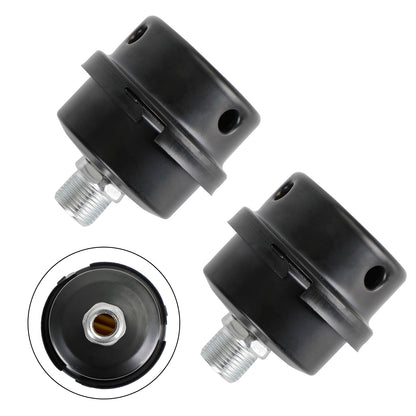 2x Filter Metal Air Compressor Intake Filter Noise Muffler Silencer 13/16/20mm, 3/8"