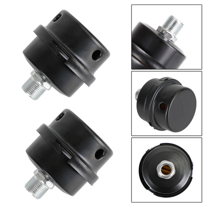 2x Filter Metal Air Compressor Intake Filter Noise Muffler Silencer 13/16/20mm, 3/8"