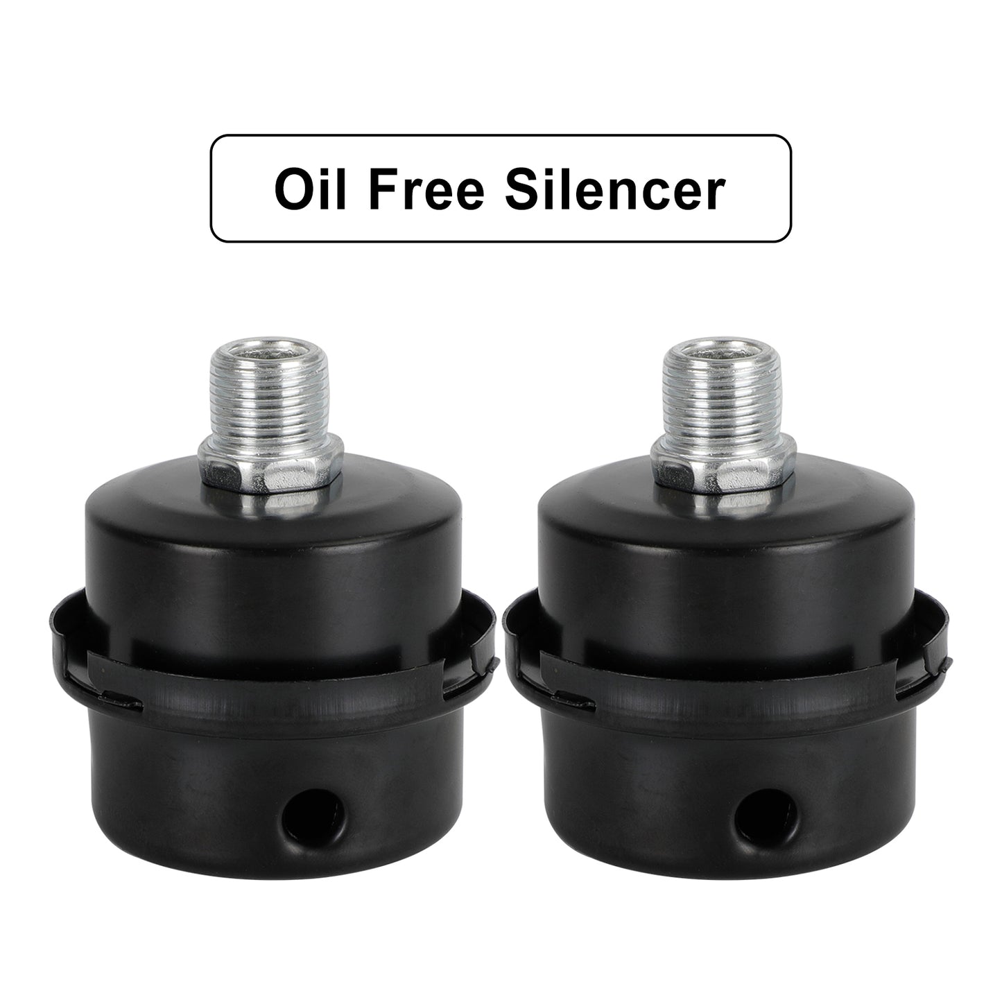 2x Filter Metal Air Compressor Intake Filter Noise Muffler Silencer 13/16/20mm, 3/8"