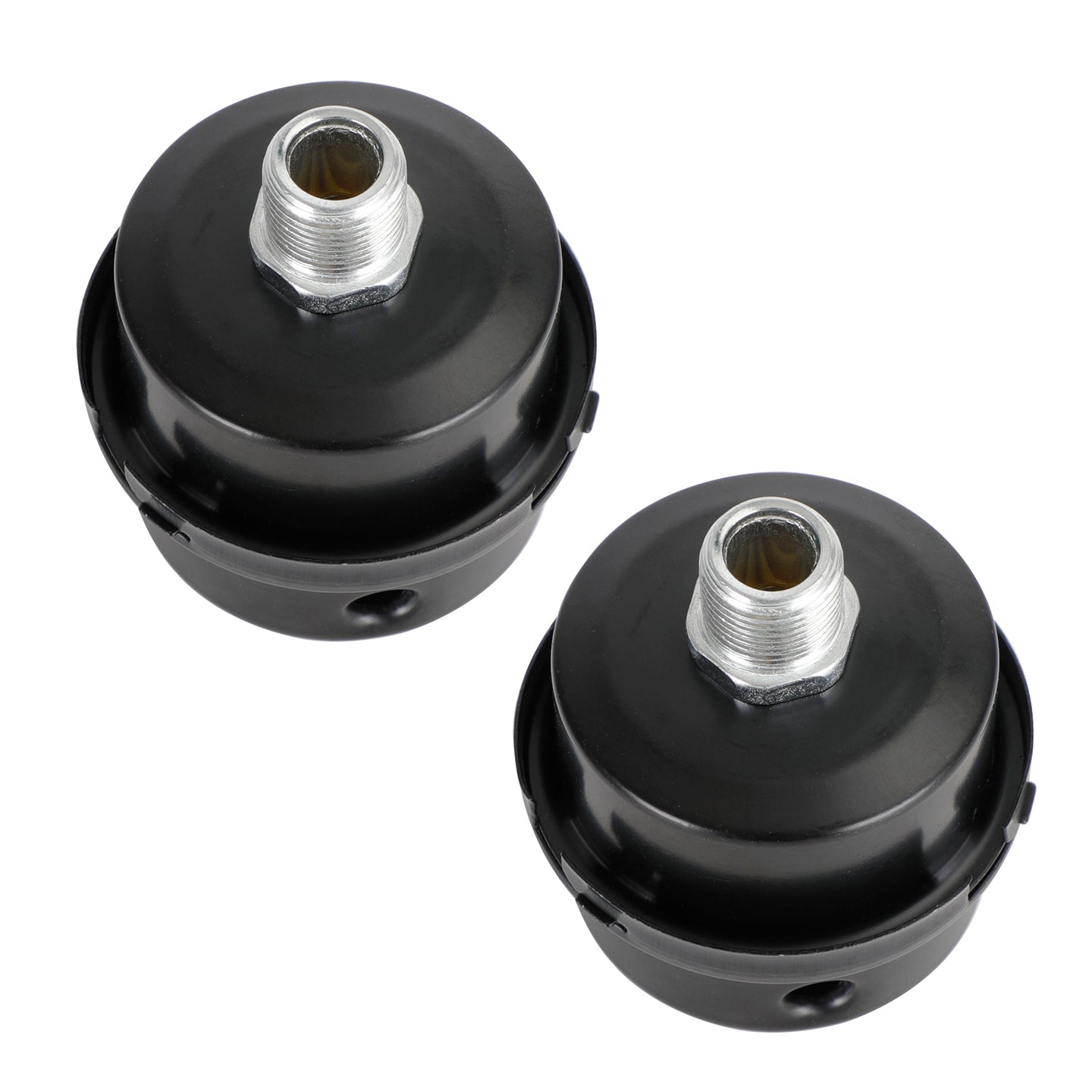 2x Filter Metal Air Compressor Intake Filter Noise Muffler Silencer 13/16/20mm, 3/8"